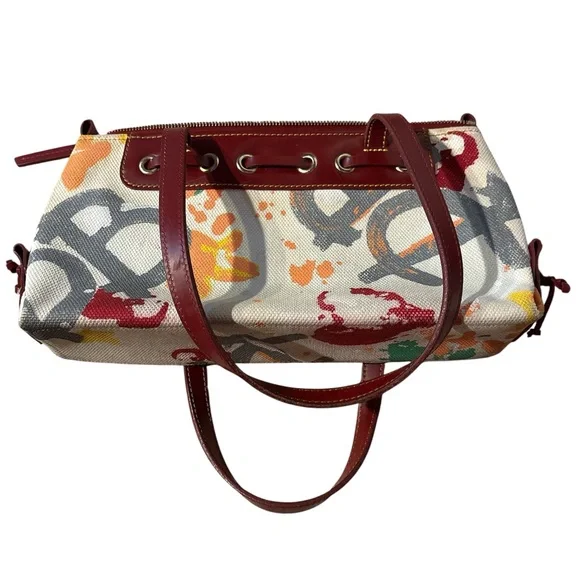 Dooney & Bourke Paint Splatter Purse - Picture 2 of 8